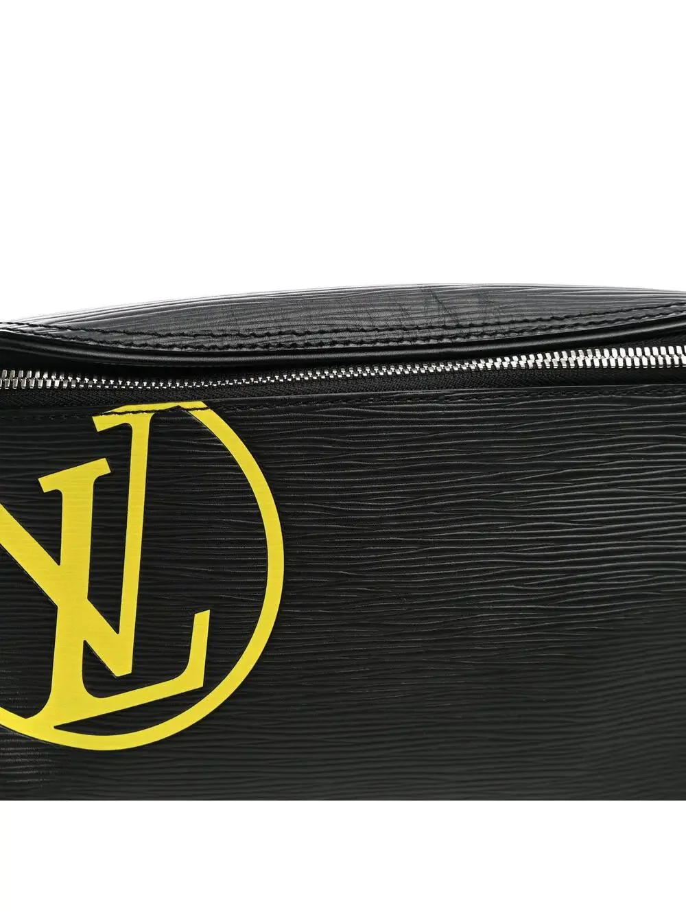 Louis Vuitton Epi Bumbag Black Yellow #321652L11B